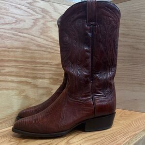 Dan Post Rich Brown Western Boots